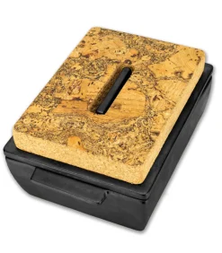 New Met deksel en kurk - Ovenschotel 20x13,5x8,5cm - Zwart Bakken