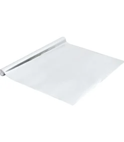 Meubelfolie zelfklevend 500x90 cm PVC hoogglans zilverkleurig Decoratie