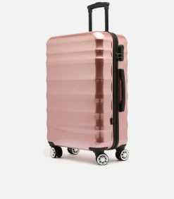 Best Middelgrote koffer Man London Roze Trolleys