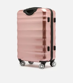 Best Middelgrote koffer Man London Roze Trolleys