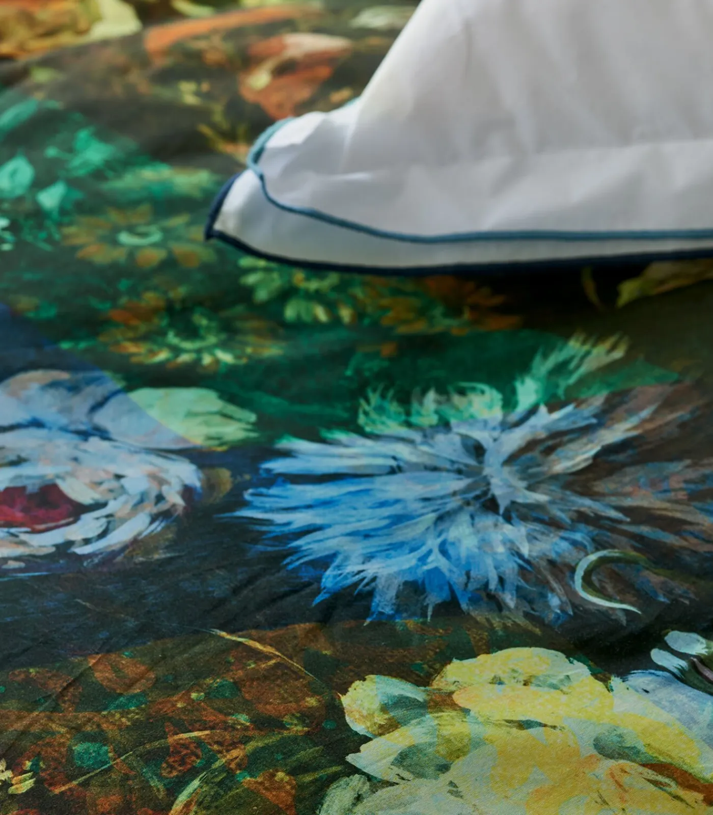 Discount Minakari Cobalt - Dekbedovertrek in katoen satijn met print Dekbedovertrekken