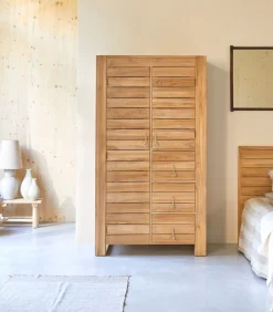 Discount Minimalys - Hangkast van massief teakhout Meubels