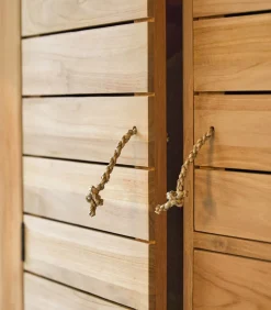 Discount Minimalys - Hangkast van massief teakhout Meubels