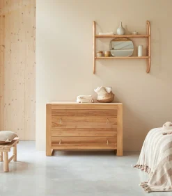 Outlet Minimalys - Massief teakhouten ladekast Meubels