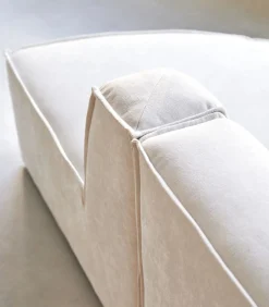 Hot Modulaire Dario 2-zitsbank in beige stof Zetels