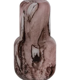 Online Monika Vaas - Handgevormd - Glas - Bruin - 36x16x16 Vazen