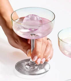 Outlet Mousserende wijn/chamapgneschaal,Set2dlg Like Pearl Glazen & Karaffen