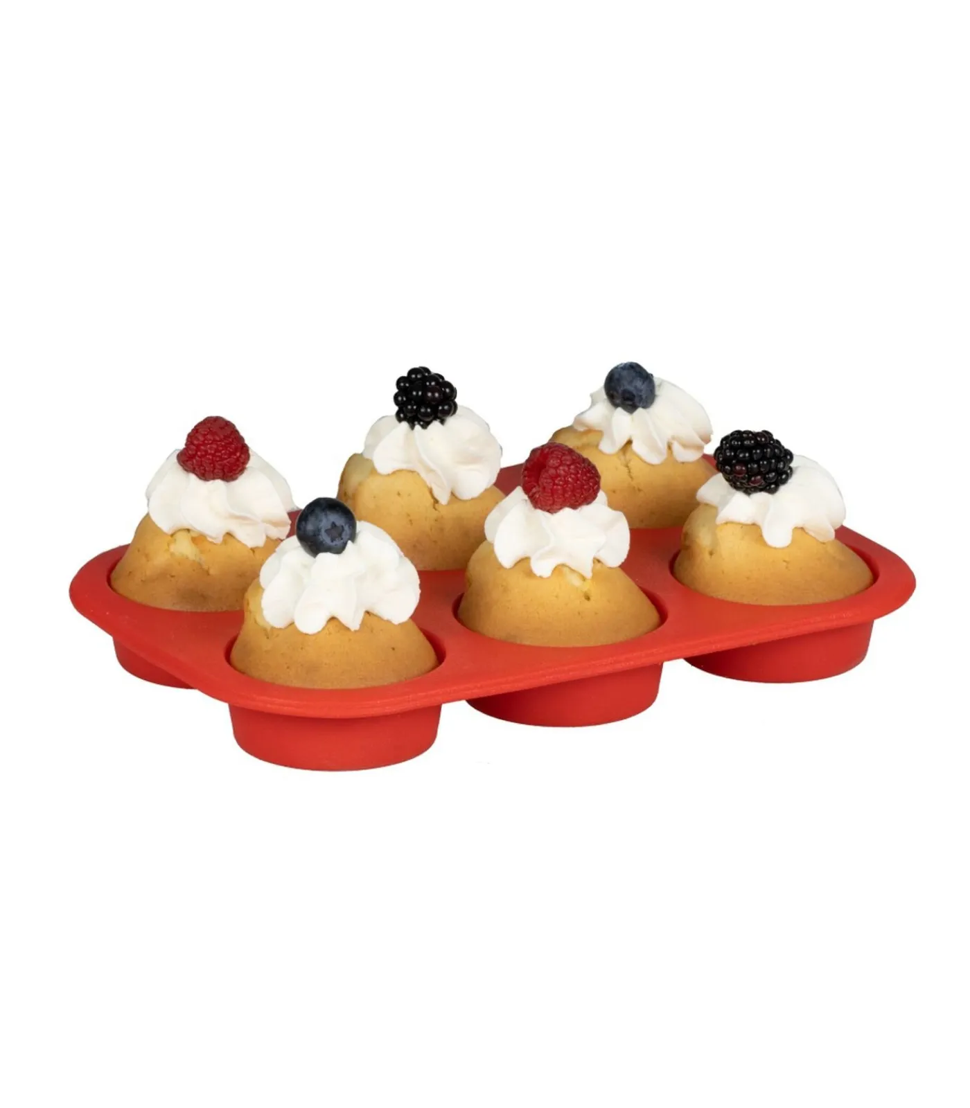 Hot Muffinvorm - 6 muffins - Siliconen Bakken