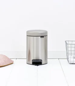 Online NewIcon Prullenbak - 3 l - Matt Steel Fingerprint Proof Manden En Bakken