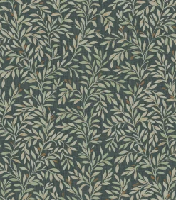 New - Vliesbehang - Ditsy Leaf Emerald - 1000x52 Wanddecoratie