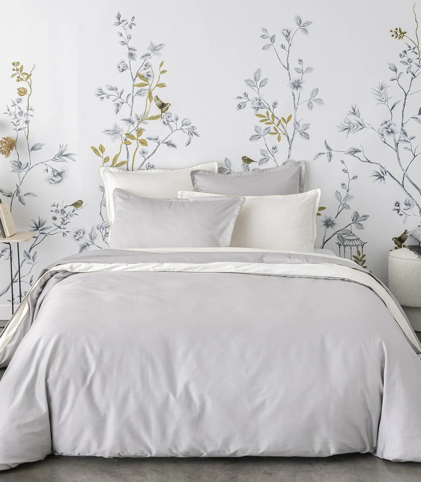 Discount Nobel - Effen laken in biologisch katoen satijn 270x300 cm Lakens