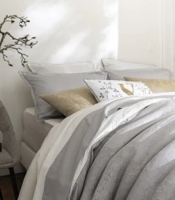 Discount Nobel - Effen laken in biologisch katoen satijn 270x300 cm Lakens