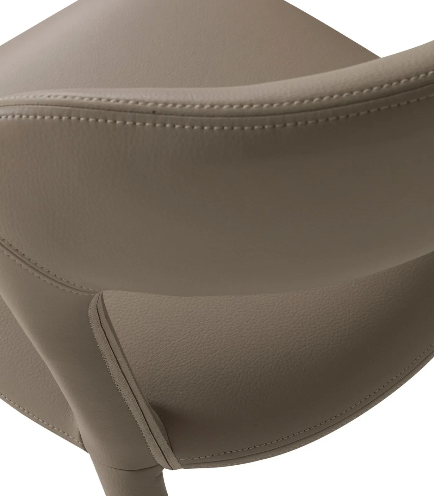 Outlet Noble Eetkamerstoelen - Leerlook - Zand - Set van 2 Stoelen