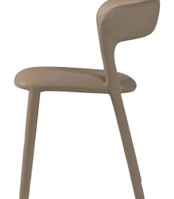 Outlet Noble Eetkamerstoelen - Leerlook - Zand - Set van 2 Stoelen
