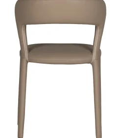 Outlet Noble Eetkamerstoelen - Leerlook - Zand - Set van 2 Stoelen