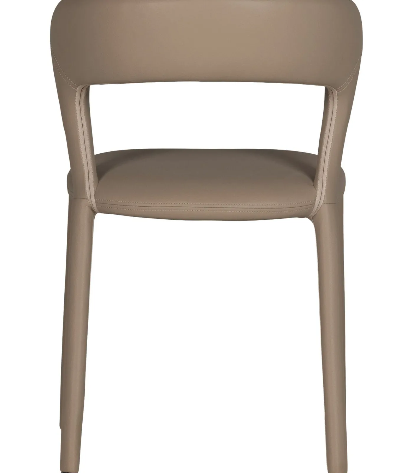 Outlet Noble Eetkamerstoelen - Leerlook - Zand - Set van 2 Stoelen