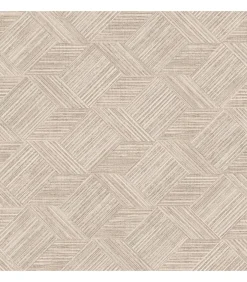 Discount Behang Evergreen Wicker Natural beige Decoratie