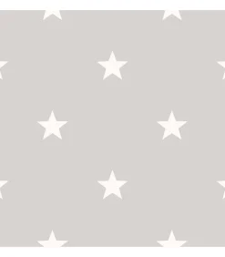 Clearance Behang Friends & Coffee Little Stars donkergrijs en wit Decoratie