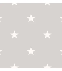 Clearance Behang Friends & Coffee Little Stars donkergrijs en wit Decoratie