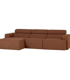 Clearance Novi Chaise Longue Bank Links - Polyester - Terra Zetels
