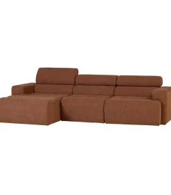 Clearance Novi Chaise Longue Bank Links - Polyester - Terra Zetels