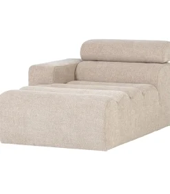 Sale Novi Chaise Longue Element Arm Links - Polyester- Naturel Zetels