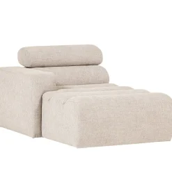 Sale Novi Chaise Longue Element Arm Links - Polyester- Naturel Zetels