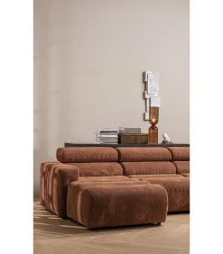 Best Novi Chaise Longue Element Arm Links - Ribstof - Terra Zetels