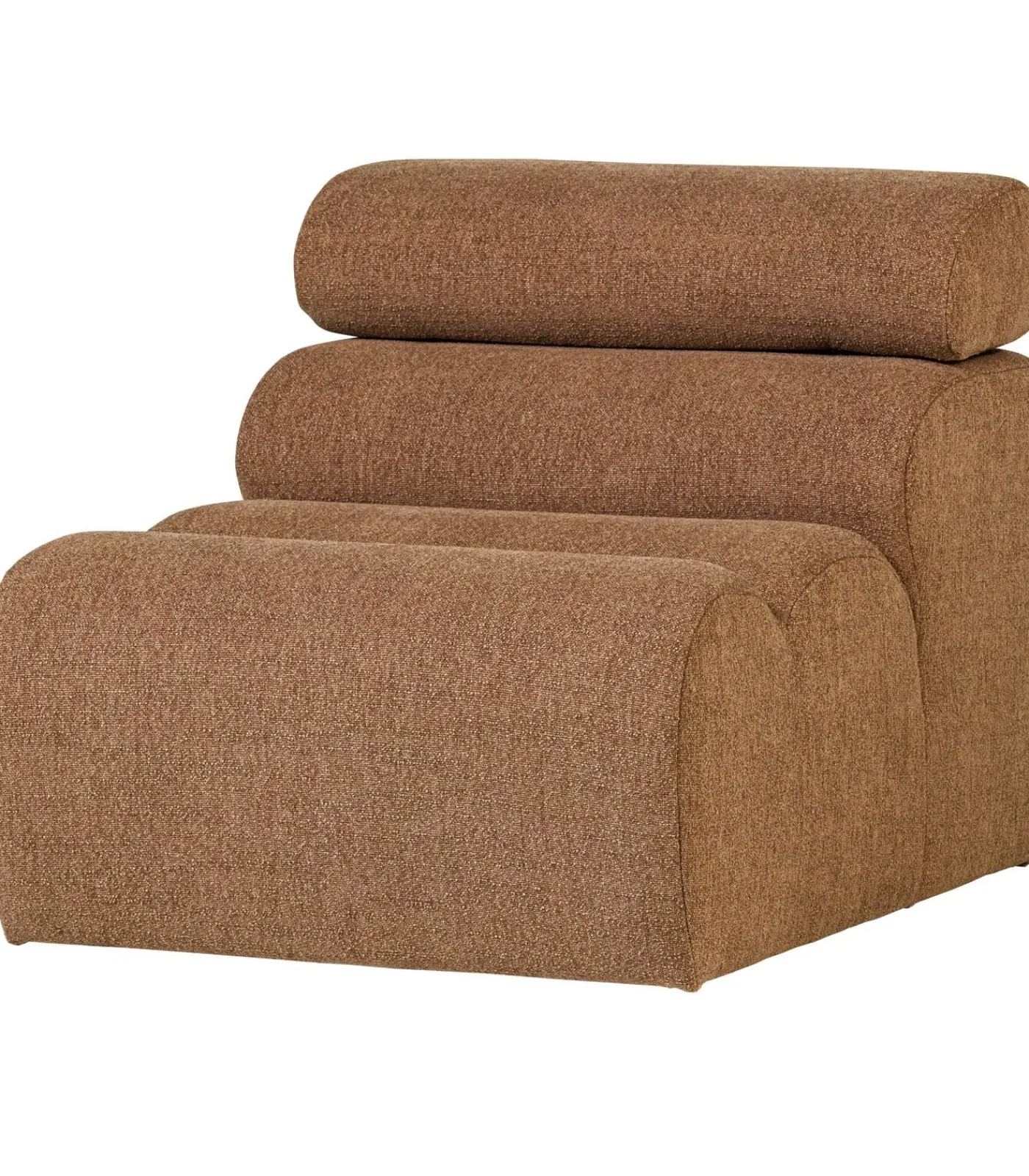 Clearance Novi 1-Zits Element Bank - Polyester - Karamel Bruin Zetels