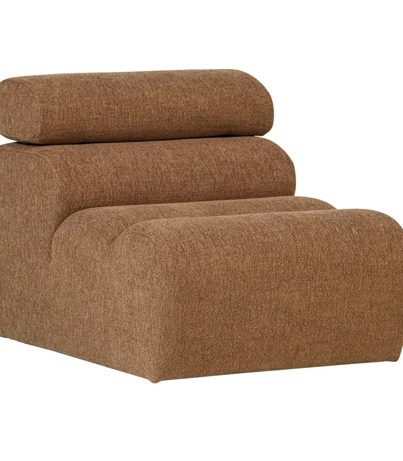 Clearance Novi 1-Zits Element Bank - Polyester - Karamel Bruin Zetels