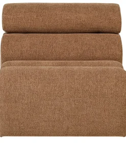 Clearance Novi 1-Zits Element Bank - Polyester - Karamel Bruin Zetels