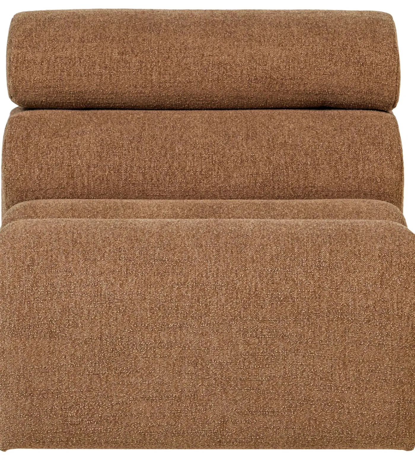 Clearance Novi 1-Zits Element Bank - Polyester - Karamel Bruin Zetels