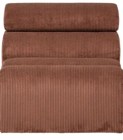 Sale Novi 1-Zits Element Bank - Ribstof - Terra - 86x82x113 Zetels