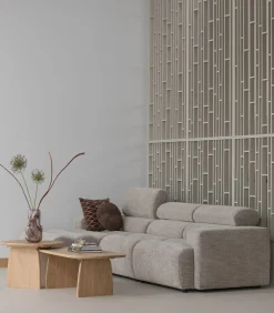 Sale Novi 1-Zits Element Bank Arm Links - Polyester - Naturel Zetels