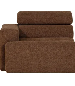 Clearance Novi 1-Zits Element Bank Arm Links - Polyester - Mokkabruin Zetels