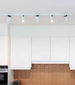 Sale Nuo 5 - Plafondspot - Wit & Zwart Hanglampen