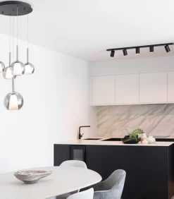 Best Nuo 5 - Plafondspot - Zwart & Goud Hanglampen