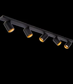 Best Nuo 5 - Plafondspot - Zwart & Goud Hanglampen