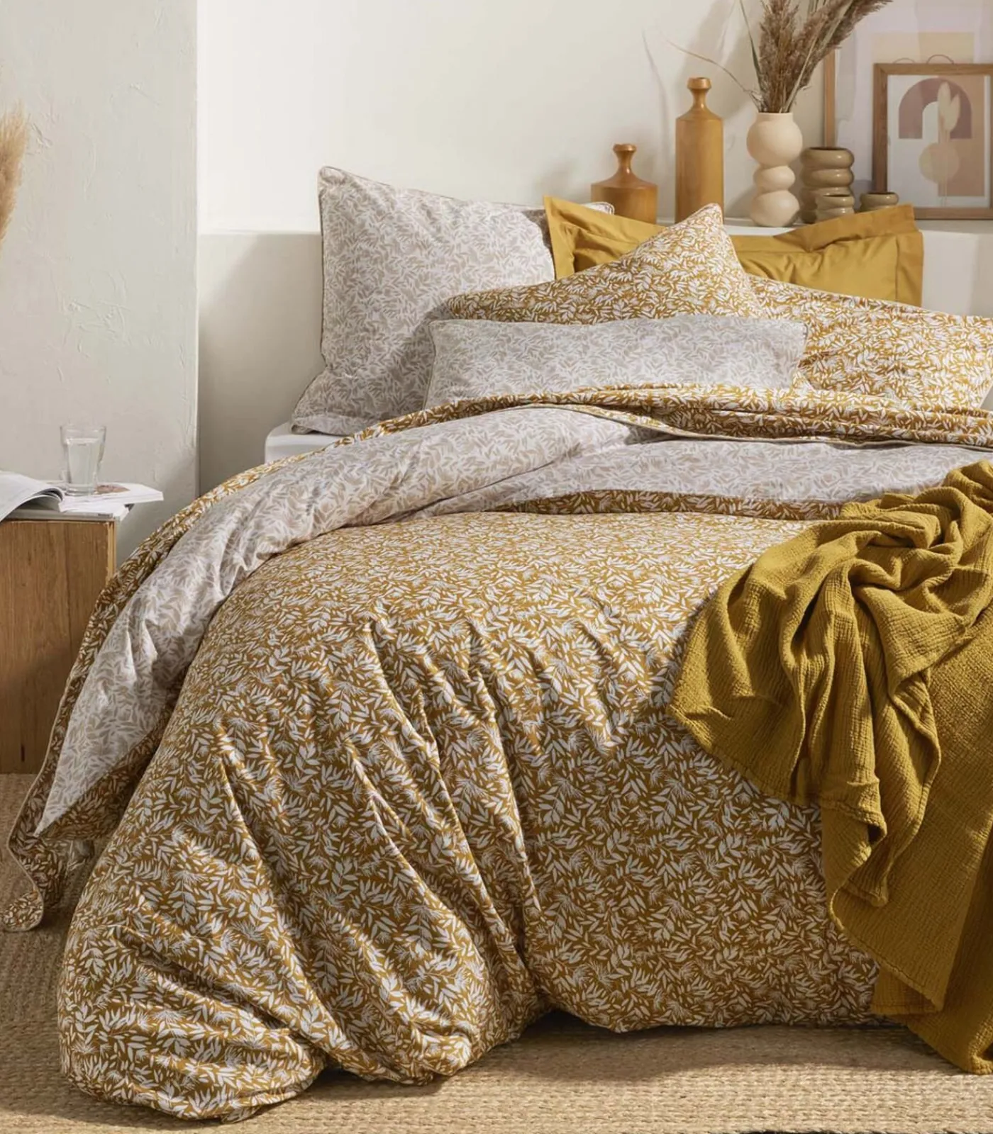 Sale Ombrage - Dekbedovertrek in katoen perkal met print Dekbedovertrekken