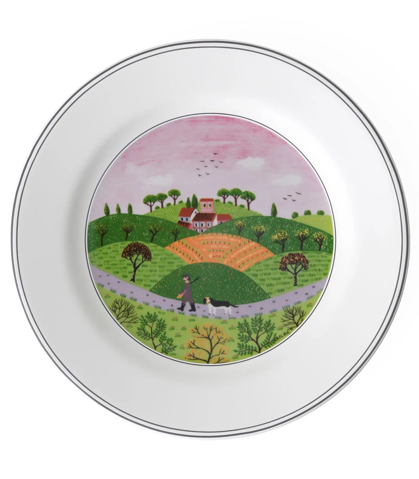 Discount Ontbijtbord Jager Design Naif Tafelgerei