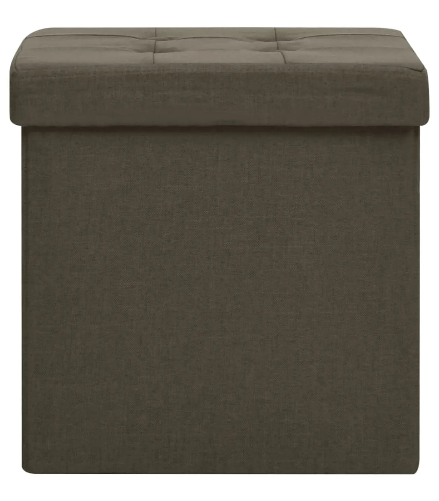 Hot Opbergkruk inklapbaar kunstlinnen donkerbruin Stoelen