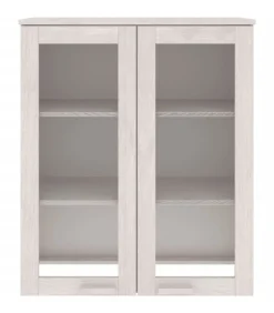 Online Opzetkast HAMAR 85x35x100 cm massief grenenhout wit Meubels