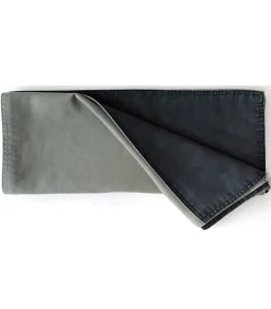 Discount Organic Tafelloper 40x150cm dubbelzijdig groen-grijs Keuken- & Tafellinnen