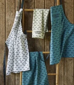 Outlet Origins - Set van 2 katoenen theedoeken met print Keuken- & Tafellinnen