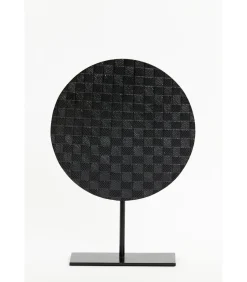 Discount Ornament Persegi - Zwart - 36x7.5x51.5cm Decoratie