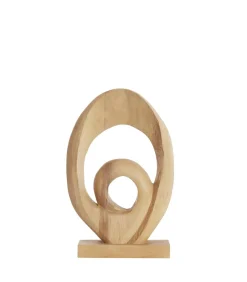 Outlet Ornament Randa - Bruin - 30x9x46cm Decoratie