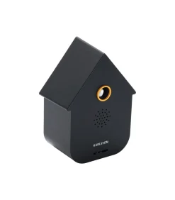 Best Ornament Sound Box Modern Cuckoo - Zwart - 12x7.5x11.5cm Decoratie