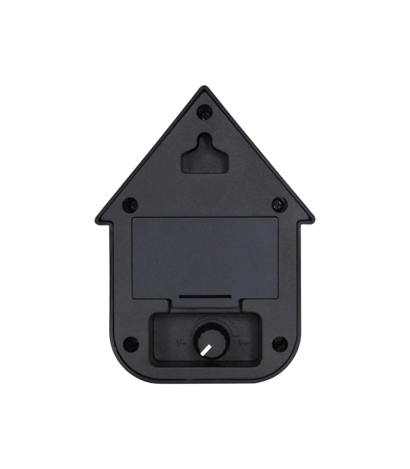 Best Ornament Sound Box Modern Cuckoo - Zwart - 12x7.5x11.5cm Decoratie