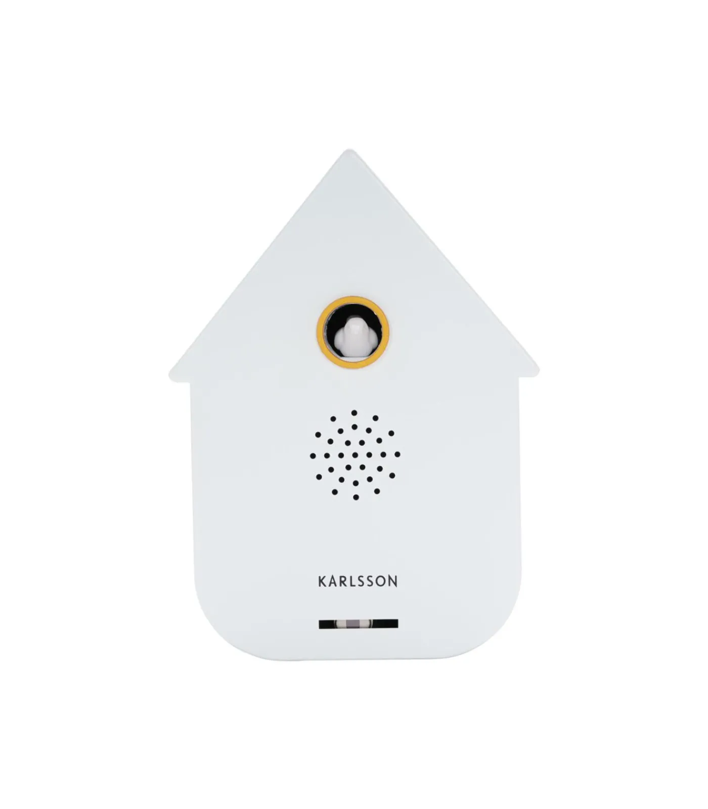 Discount Ornament Sound Box Modern Cuckoo - Wit - 12x7.5x11.5cm Decoratie