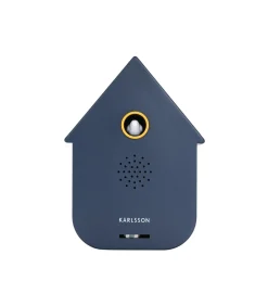 Best Ornament Sound Box Modern Cuckoo - Blauw - 12x7.5x11.5cm Decoratie